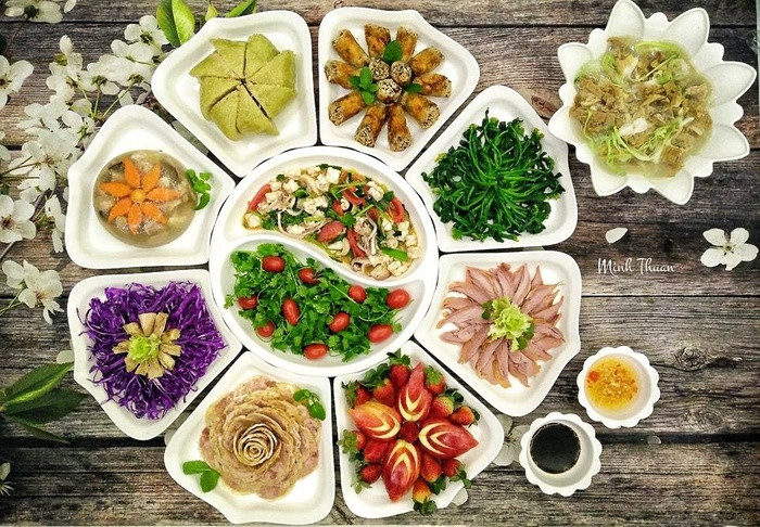 Ngưỡng mộ những bữa cơm gia đình đẹp như tranh vẽ của cô giáo Hà Nội