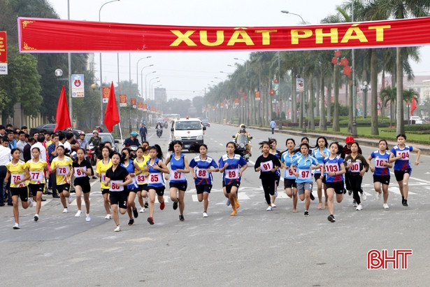 Sôi nổi giải Việt dã toàn tỉnh Hà Tĩnh năm 2019