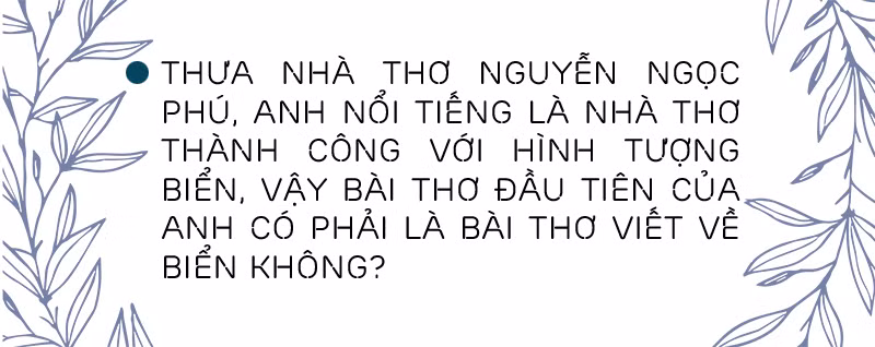 Người thơ của biển...