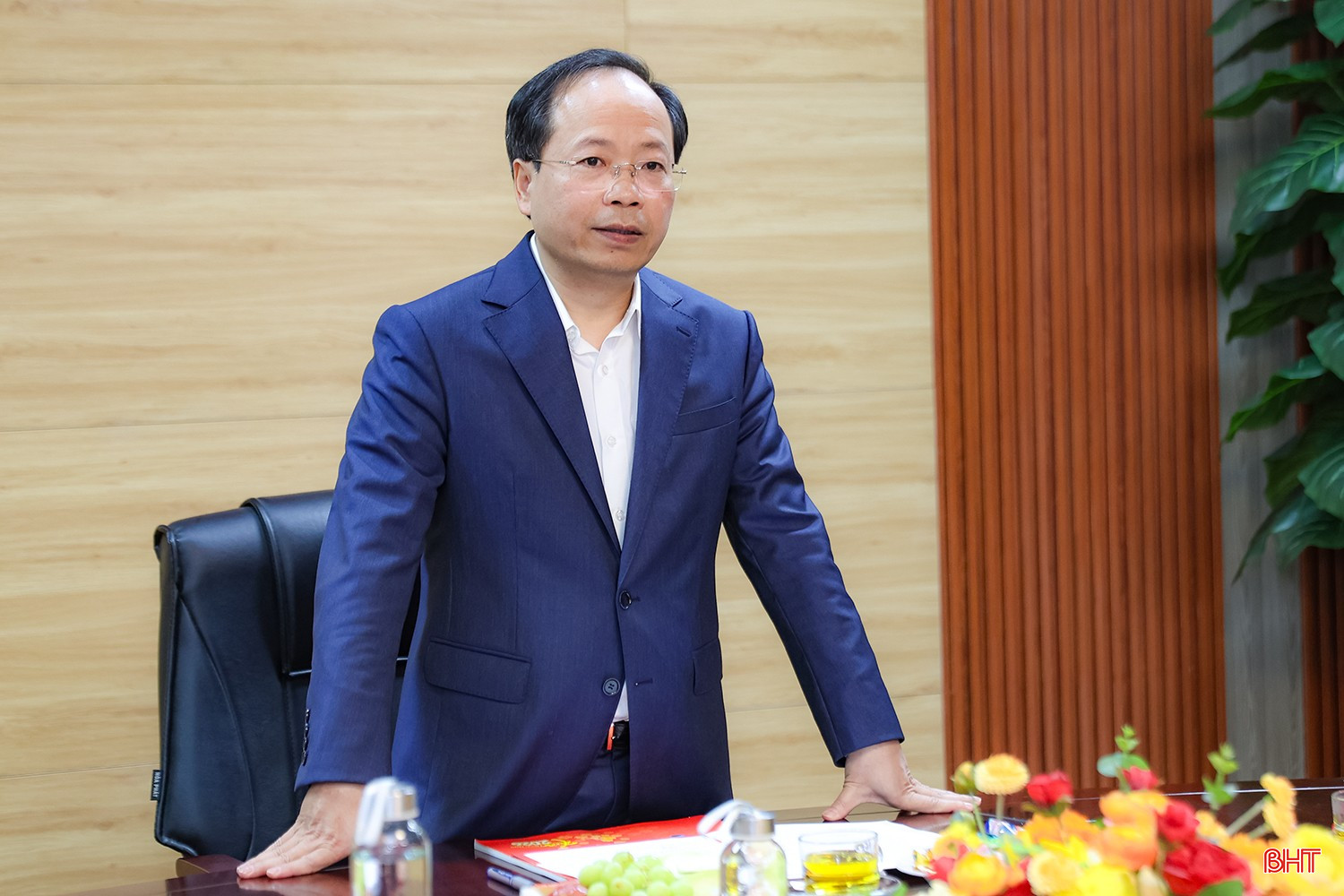 Bí thư Tỉnh ủy chúc Tết cán bộ, viên chức, người lao động Báo và phát thanh, truyền hình Hà Tĩnh.