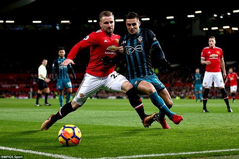 Quỷ đỏ không có nổi một đường tạt bóng ra hồn goc nhin m u luc nay chang hon gi southampton