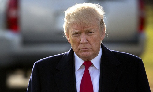 Tổng thống Mỹ Donald Trump. Ảnh: Bloomberg. nhung thach thuc cho doi trump trong nam 2018