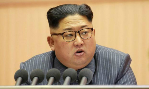 Nhà lãnh đạo Triều Tiên Kim Jong-un. Ảnh: AFP. nhung thach thuc cho doi trump trong nam 2018