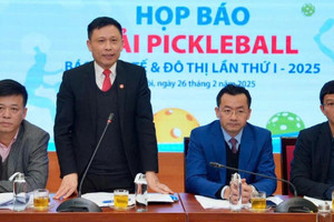 Sắp diễn ra Giải Pickleball Báo Kinh tế & Đô thị lần thứ I - 2025