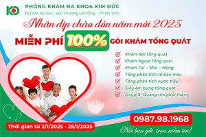 Phòng khám Đa khoa Kim Đức miễn phí 100% gói khám tổng quát