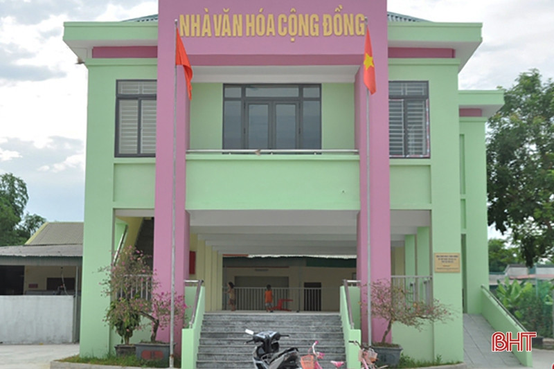 Khánh thành nhà văn hóa cộng đồng ở Cẩm Xuyên