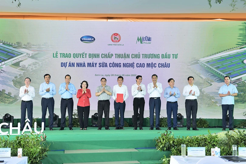 Khởi công dự án “Tổ hợp Thiên đường sữa Mộc Châu”