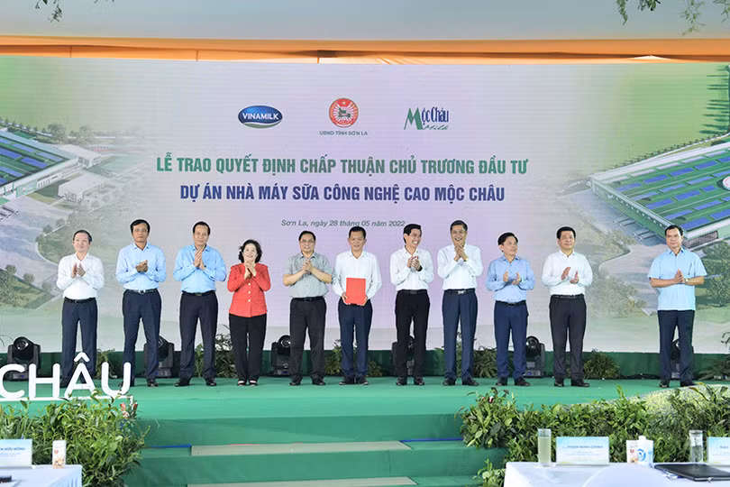 Khởi công dự án “Tổ hợp Thiên đường sữa Mộc Châu”