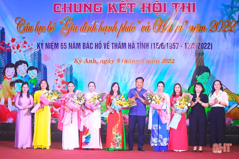 Xã Kỳ Khang nhất Hội thi CLB “Gia đình hạnh phúc” và hát ru huyện Kỳ Anh