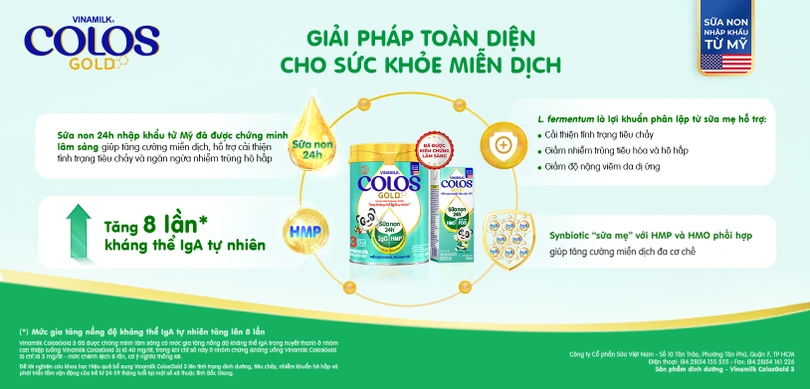 “Vinamilk đầu tư các giải pháp tăng cường sức khỏe”