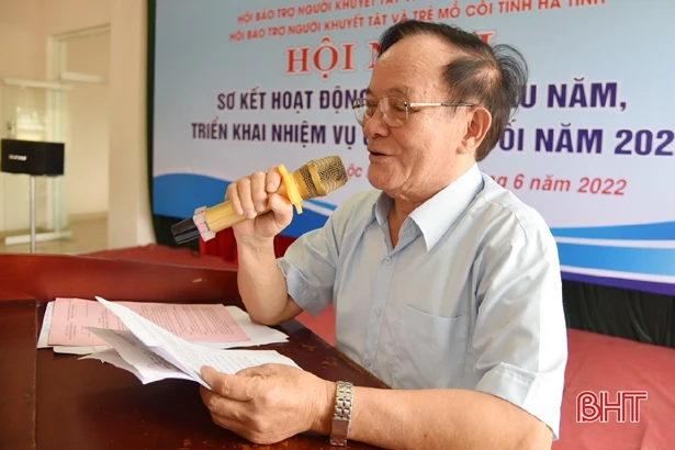 Hơn 11 tỷ đồng giúp đỡ người khuyết tật và trẻ mồ côi ở Hà Tĩnh