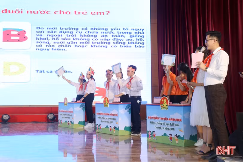 Hà Tĩnh: Lan tỏa thông điệp phòng, chống đuối nước cho trẻ em