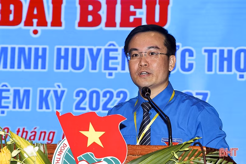 Chị Lê Thị Huyền Trang tái cử Bí thư Huyện đoàn Đức Thọ