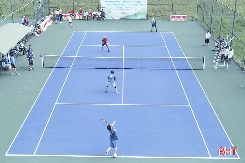 7 CLB tranh tài tại Giải Quần vợt TX Hồng Lĩnh mở rộng năm 2022