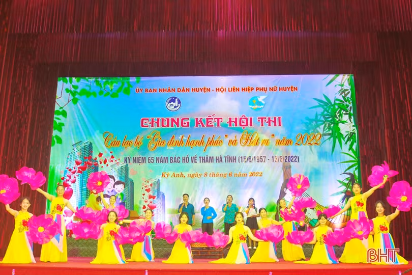 Xã Kỳ Khang nhất Hội thi CLB “Gia đình hạnh phúc” và hát ru huyện Kỳ Anh