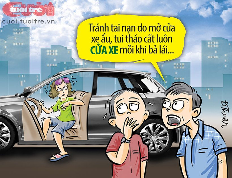 Mở cửa xe ô tô an toàn