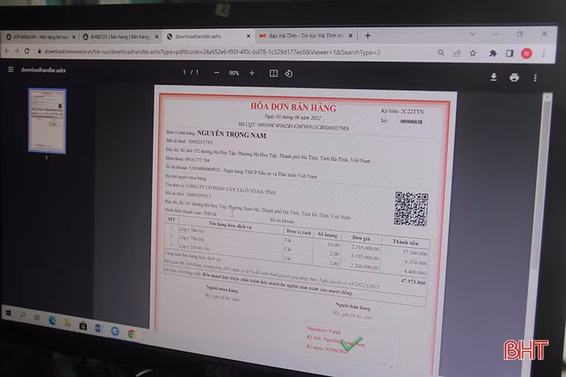 Hộ kinh doanh Hà Tĩnh dễ dàng “chia tay” hóa đơn giấy