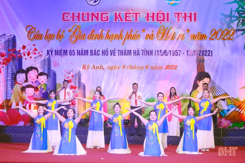 Xã Kỳ Khang nhất Hội thi CLB “Gia đình hạnh phúc” và hát ru huyện Kỳ Anh