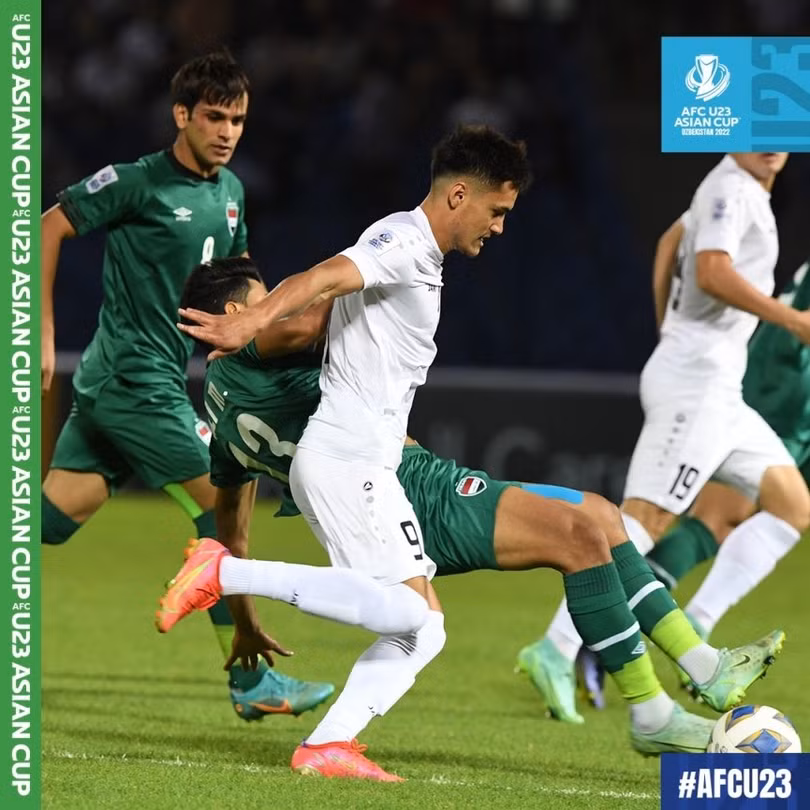 U23 Uzbekistan thắng kịch tính dù mất người từ phút 13