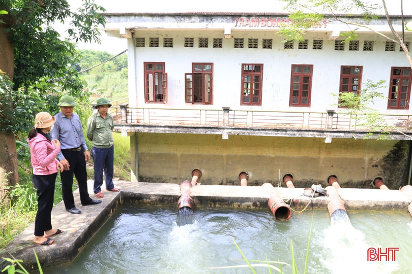 Tiến độ gieo cấy lúa hè thu ở Hương Sơn mới đạt 43,2%