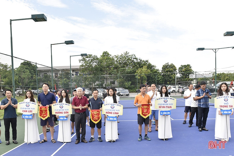 7 CLB tranh tài tại Giải Quần vợt TX Hồng Lĩnh mở rộng năm 2022