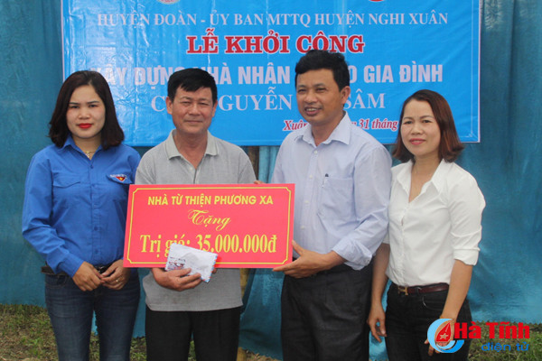 huyen doan nghi xuan khoi cong xay nha tinh nghia cho ho ngheo
