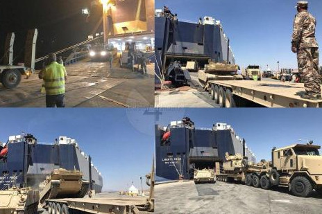 Mỹ dồn vũ khí đến Jordan. my mang vu khi den sat syria