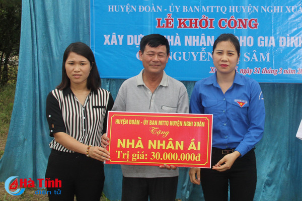 huyen doan nghi xuan khoi cong xay nha tinh nghia cho ho ngheo