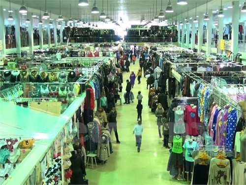 Chợ Ostuzheva 47 ở thành phố Voronezh. (Ảnh: Duy Trinh/Vietnam+)