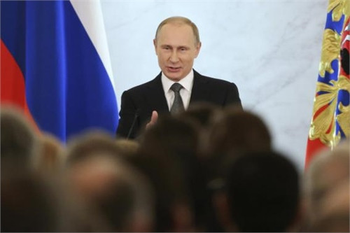 Tổng thống Nga Vladimir Putin trong một cuộc họp. Ảnh: Reuters