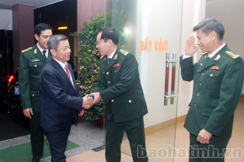 Lãnh đạo tỉnh chúc Tết các đơn vị trong đêm giao thừa Ất Mùi ảnh 3