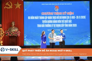 Triển khai Quỹ Phát triển Đề án Ngoại ngữ V-Skill tại Hà Tĩnh và Nghệ An