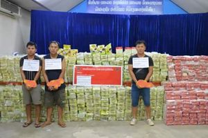 Bắt gần 1,5 tấn ma tuý ở tỉnh của Lào giáp biên giới Hà Tĩnh 