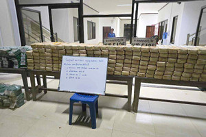 Lào triệt phá vụ vận chuyển hơn 4 triệu viên ma túy ở biên giới với Thái Lan