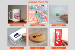 Tăng nhận diện thương hiệu với giải pháp in tem UV DTF tại Khanh Branding