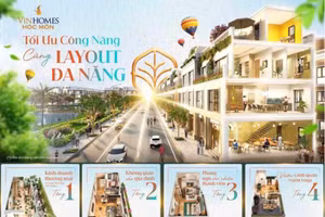 Nhà phố Vinhomes Hóc Môn thương phố kinh doanh mới tại Tây Bắc TP HCM