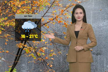 Dự báo thời tiết Hà Tĩnh ngày 26/12: Mưa nhỏ vài nơi