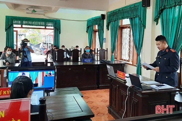 Phiên tòa trực tuyến ở Hà Tĩnh góp phần xây dựng nền tư pháp chuyên nghiệp, hiện đại