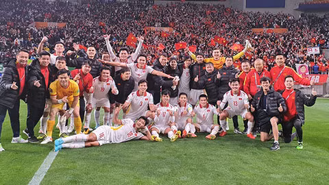 ĐT Việt Nam được cộng hơn 7 điểm, tăng 2 bậc trên BXH FIFA