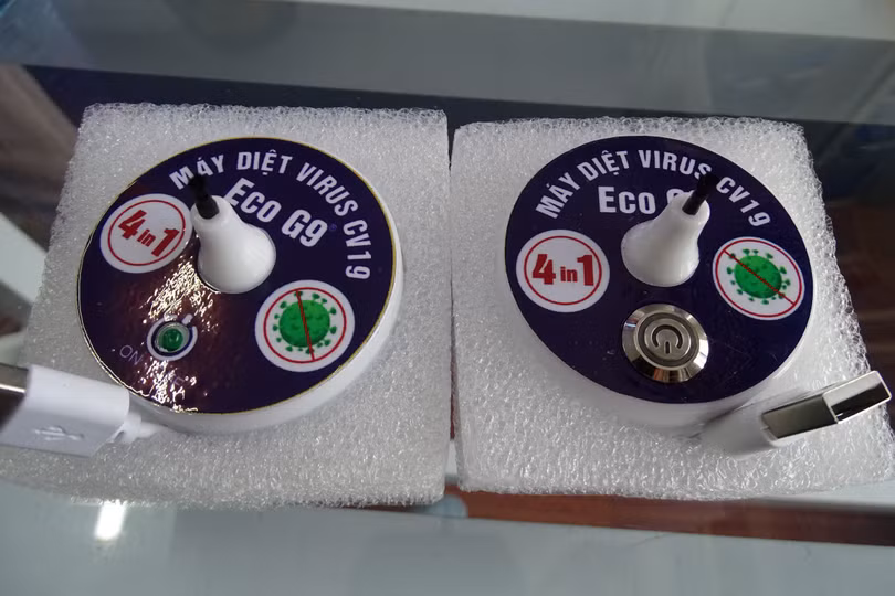 Người Việt sáng chế thiết bị diệt vi khuẩn