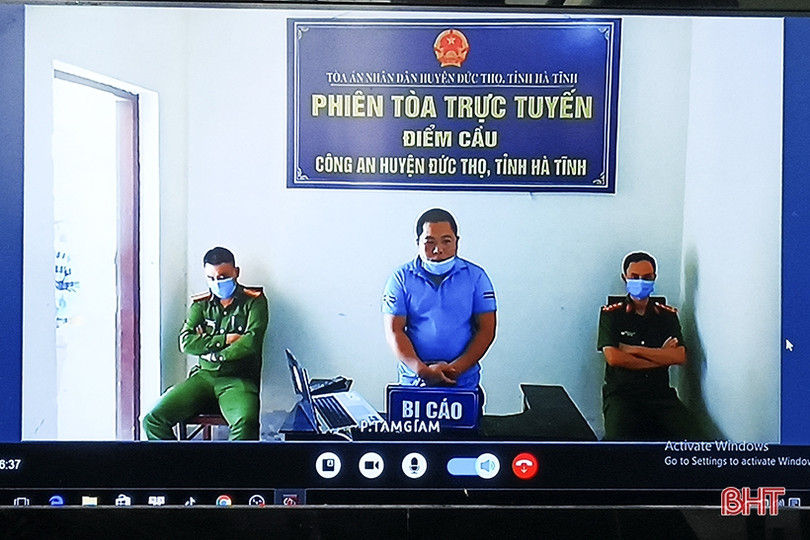 Tuyên án đối tượng tàng trữ ma túy từ điểm cầu trực tuyến ở Đức Thọ