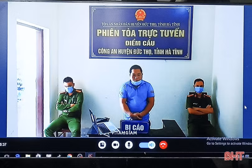 Tuyên án đối tượng tàng trữ ma túy từ điểm cầu trực tuyến ở Đức Thọ