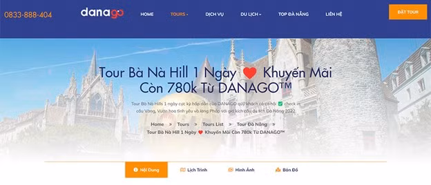 Tour Bà Nà Hill 1 ngày của DANAGO™ chuẩn chất lượng 2022