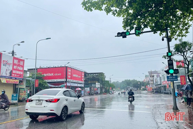 Tin mới nhất về lượng mưa tại một số địa bàn ở Hà Tĩnh sáng nay