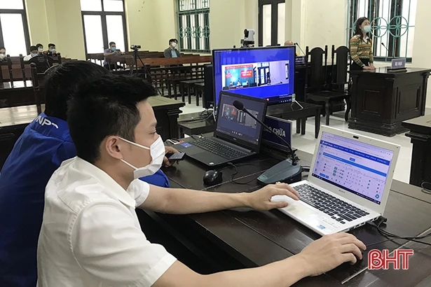 Phiên tòa trực tuyến ở Hà Tĩnh góp phần xây dựng nền tư pháp chuyên nghiệp, hiện đại