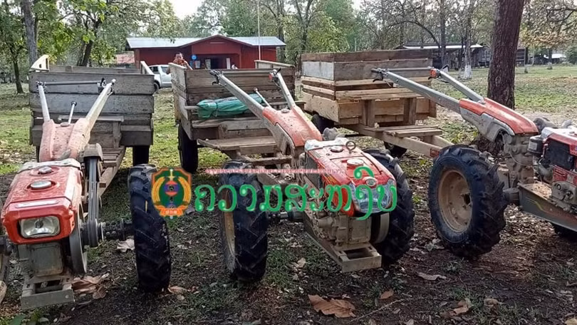 Dùng máy cày vận chuyển 6 tạ cocaine ở Lào