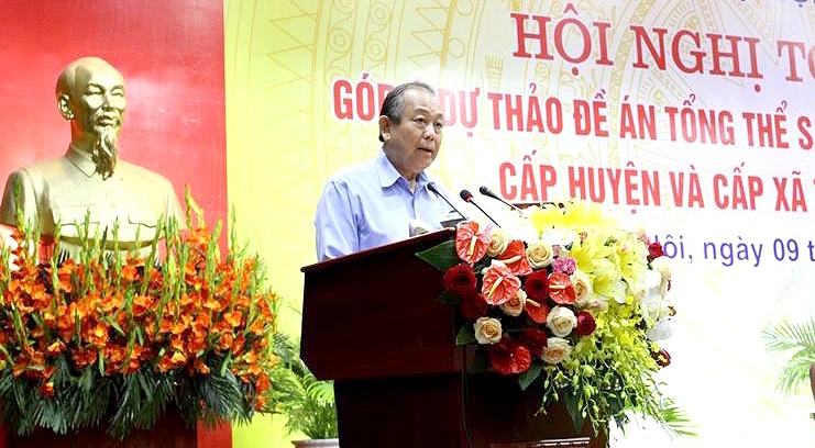 Sáp nhập huyện, xã: Lãnh đạo dôi dư “rời ghế” cũng là sự hy sinh