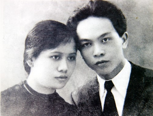 Đại tướng Võ Nguyên Giáp và người vợ đầu Nguyễn Thị Quang Thái. (Ảnh tư liệu do ông Đậu Văn Toại cung cấp)