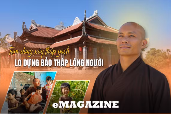 Tạm dừng xây tháp gạch, lo dựng bảo tháp lòng người