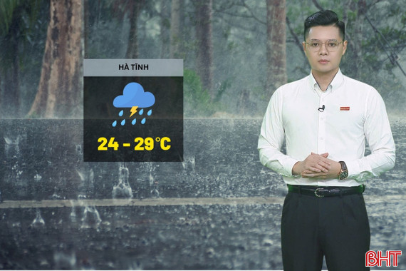 Dự báo thời tiết Hà Tĩnh ngày 25/8: Bão số 5 đổ bộ, mưa lớn diện rộng